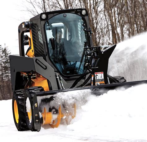 skid steer motor operated snow blower|skid steer snow blower for sale.